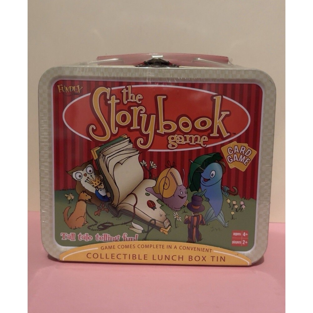 Brand New The Story Book Game Tall Tale Telling Fun FUNDEX Lunch Box Card Game